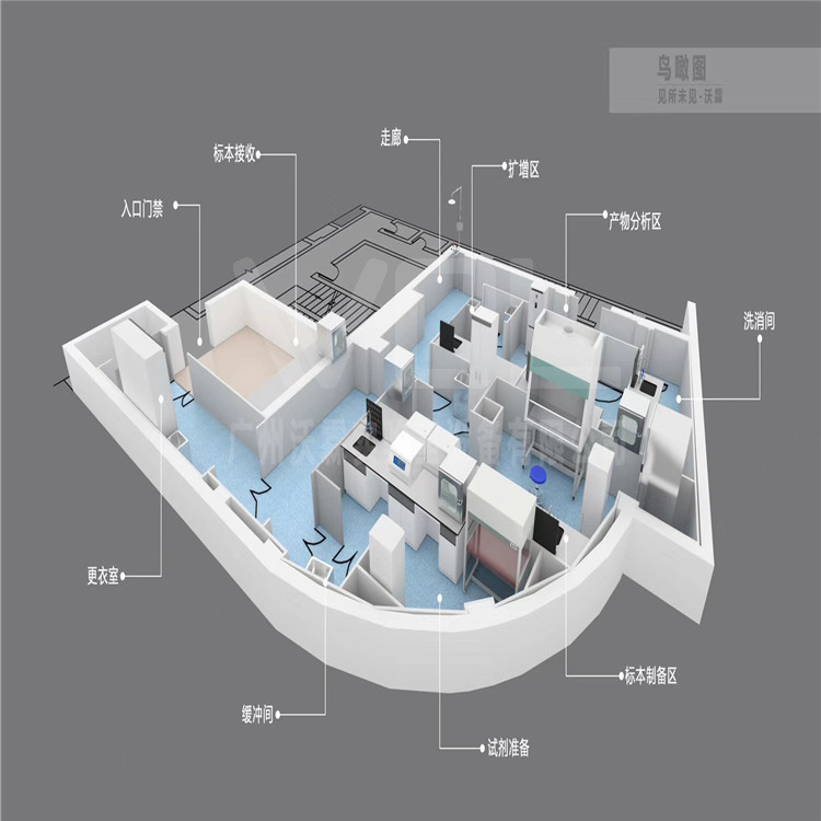 祝賀陽(yáng)江某醫(yī)院PCR實(shí)驗(yàn)室工程順利完工投入使用！